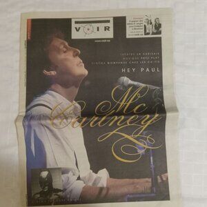 VOIR, vol. 17, no. 19, July 17–23, 2008, “McCartney”, in French